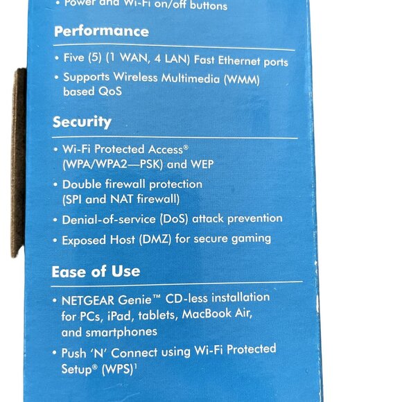Netgear N300 Wifi Wireless Network Router WNR2000v3 Complete u - Picture 8 of 10